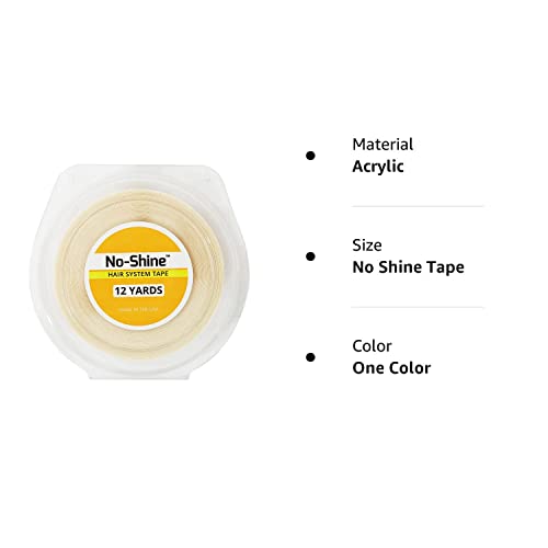 No Shine Bonding Double-Sided Tape Walker 1/2 X 12 Yards by Walker Tape, one Color, no Shine Tape