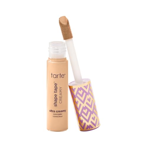 tarte shape tape creamy concealer ? Full Coverage Makeup with Built-In Eye Cream, 24HR Hydrating Natural Moisturizing Matte Finish for Redness & Fine Lines, Vegan & Cruelty-Free