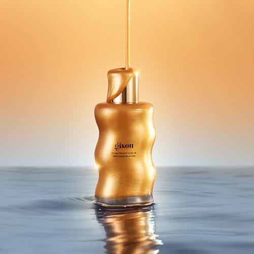 Gisou Honey Infused Body Oil Shimmer Glow 1.5 Fl Oz - Deep Hydrating Nourishment