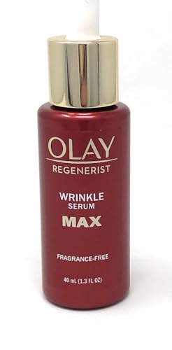 Olay Regenerist MAX Wrinkle Serum with Peptides, Fragrance Free 1.3 oz