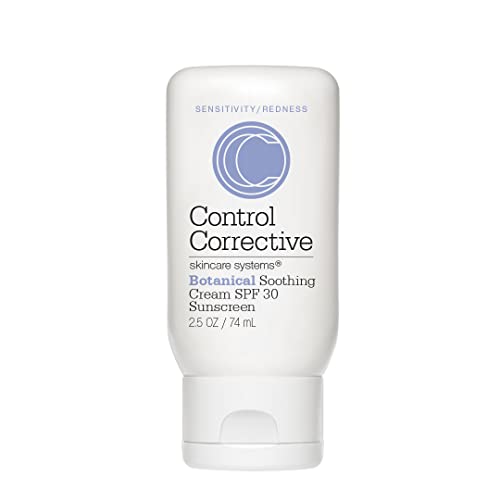 CONTROL CORRECTIVE Botanical Soothing Cream Spf 30, 2.5 Oz - Sunscreen, Moisturizers, Sensitive Skin, Calms The Skin & Protects, Wheat Germ Oil, Vitamin E, Humectants, Restores Skin Balance
