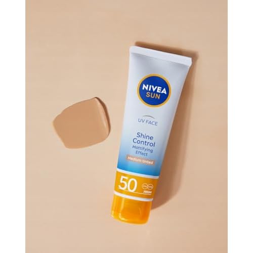 Nivea Sun Matting Face Cream Aligning Skin Color With High Protection, Spf 50, 50 Ml