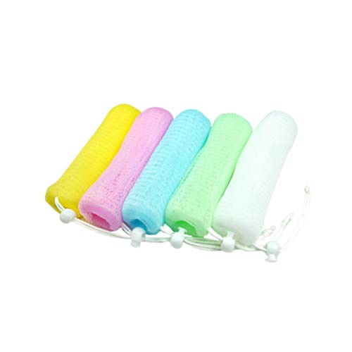 5-Pack Exfoliating Soap Pouch & Saver – Facial Body Cleansing