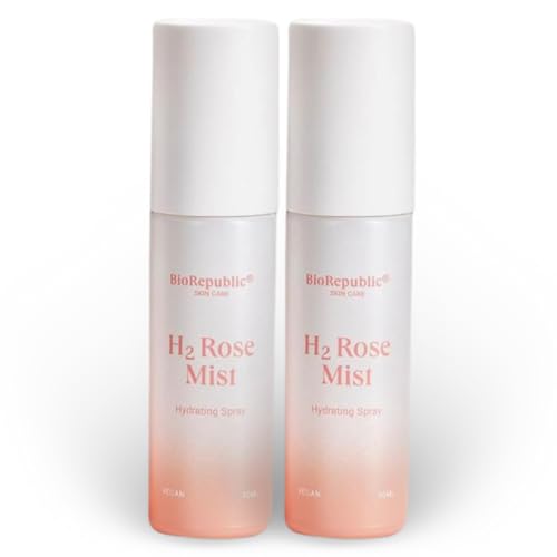 BioRepublic SkinCare All-Body Revitalizing Rose Water with Hyaluronic Acid - Moisturizes Skin & Refreshes Makeup (30 mL) (2 Pack)