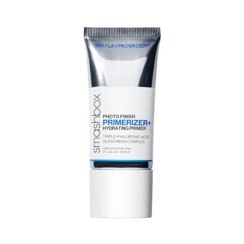 Smashbox Photo Finish Primerizer | Hydrating Primer for 72 Hours, Smoothes Skin with Silky Barrier | Triple Hyaluronic Acid, Niacinamide, Silkscreen Complex & Silicone Free