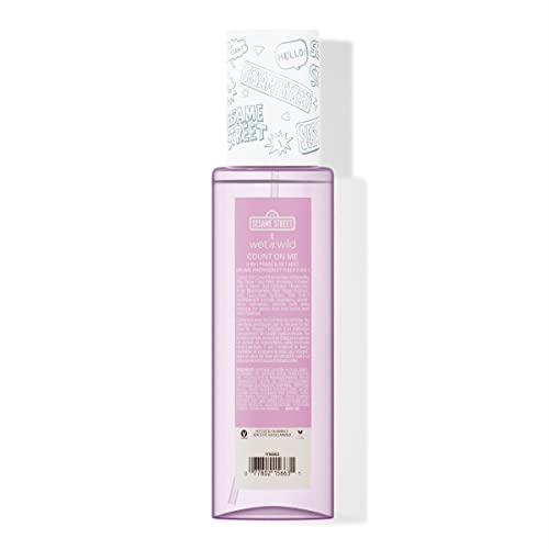 wet n wild Sesame Street 5-in-1 Prime & Set Face Mist, Floral Scented Makeup Setting Spray with Hyaluronic Acid & Niacinamide, Cruelty-Free - Count On Me