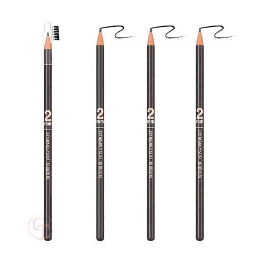 2mm Ultra-Fine Eyebrow Pencil - Peel-Off Brow Pencil (4pc)