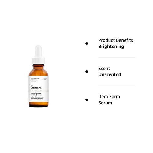 The Ordinary Ascorbyl Glucoside Solution 12% (30ml- 1Floz) (Pack of 2)