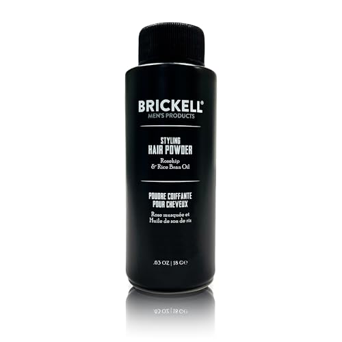 Brickell Men's Styling Hair Powder – Volume & Texture, 18g