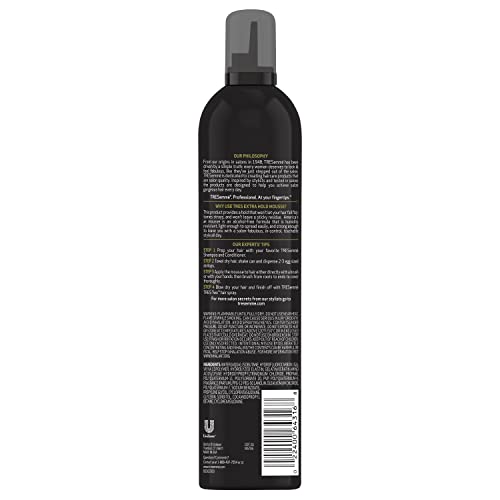 TRESemm? Tres Mousse Tres Extra Firm Control Mousse, Frizz Control with Flexible Feel for All Hair Types, Humidity Resistant, 10.5 oz