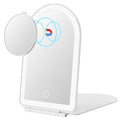 Rechargeable Travel Makeup Mirror with Lights & 10X Magnification