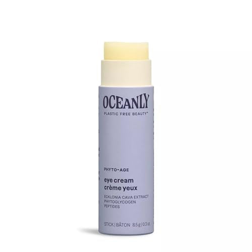 ATTITUDE Oceanly Eye Cream Stick, EWG Verified, Plastic-free, Plant and Mineral-Based Ingredients, Vegan and Cruelty-free Beauty Products, PHYTO AGE, Unscented, 0.3 Ounce