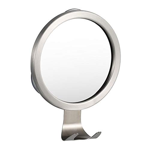 Ettori Fogless Shower Mirror with Razor Holder - 3 Suction Cups