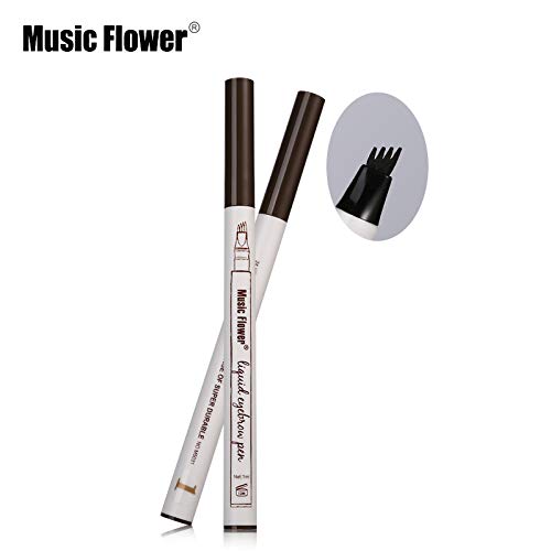 Music Flower Four Tip Eyebrow Tattoo Pen - 24Hr Waterproof