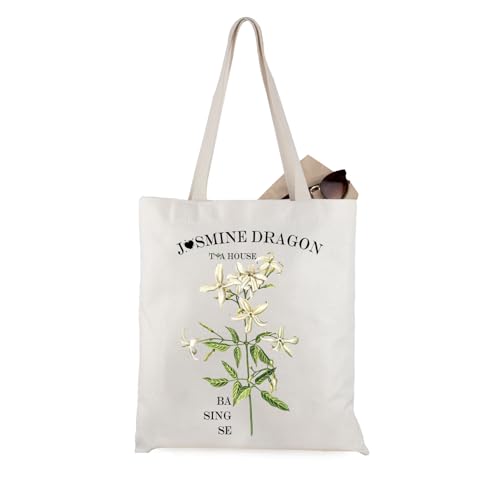 WCGXKO Movie Merch Uncle Iroh Tea Lover Gift Dragon Tote Bag for Fans Fandom Merch