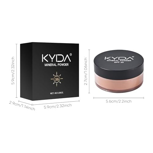 Mineral Powder Bronzer, SPF 35 Natural Glow Contour Sunscreen Loose Powder, Blendable Formula Buildable Coverage Lightweight and Oil Control Makeup Face Contour Powder-Warmth, 0.28oz