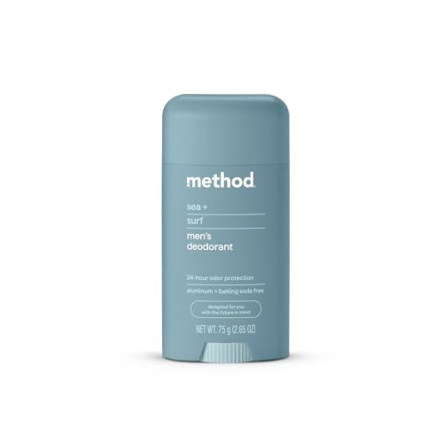 Men's Deodorant Stick - Sea + Surf, Aluminum-Free, 2.65oz