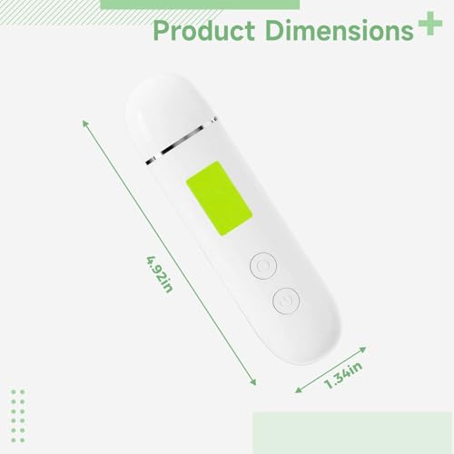 Skin Hydration Tester - Facial Moisture Analyzer with Oil & Temperature