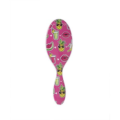 Wet Brush Mini Detangler Hair Brush - Radio, Happy Hair - Detangling Travel Hair Brush - Ultra-Soft IntelliFlex Bristles Glide Through Tangles with Ease - Protects Against Split Ends and Pain-Free - All Hair Types