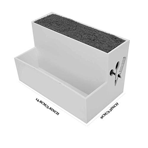 Professional Salon Scissor Holder Organizer Box, Dual-Layer Storage