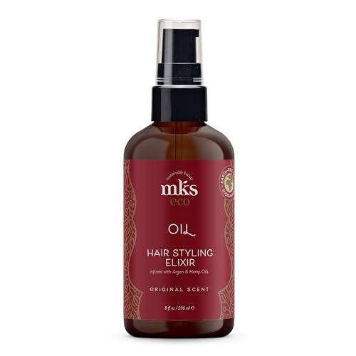 MKS Eco Oil Hair Styling Elixir with Argan & Hemp Seed