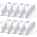 Dandat 10 Pcs Acrylic Mirror 6x6 Inch Unbreakable Safe