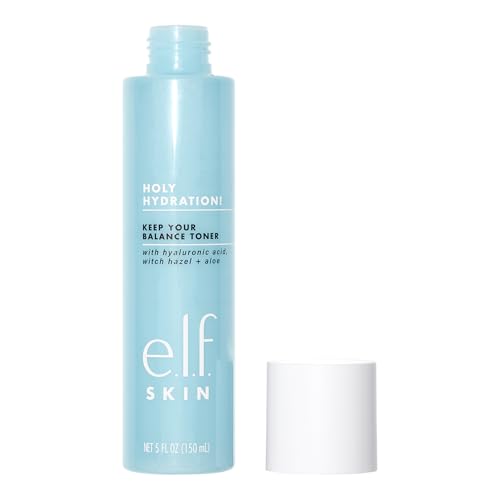 e.l.f. SKIN Keep Your Balance Toner 5.07 Fl Oz - Gentle, Hydrating, Refreshing, with Hyaluronic Acid & Witch Hazel, Pack of 1