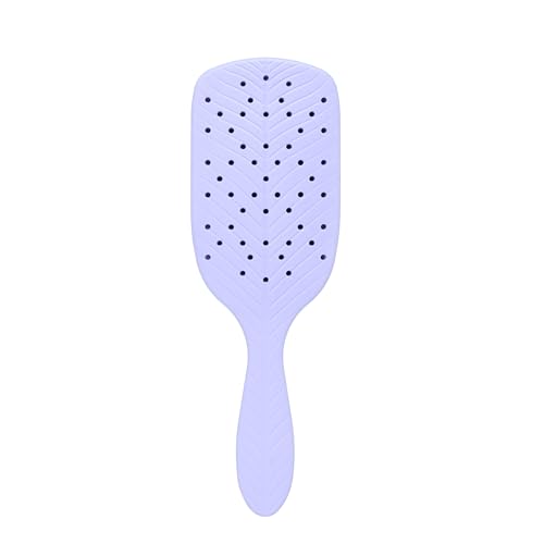 Wet Brush Go Green Thick Hair Paddle Detangling Brush, Purple - Ultra-Soft IntelliFlex Bristles With AquaVent - Gently Loosens Knots While Minimizing Pain - Curly, Coarse, Long, Wet & Dry Hair