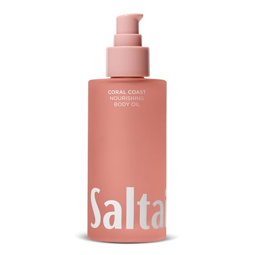 Saltair Nourishing Body Oil - Lightweight Glow, Coral Coast 4 oz