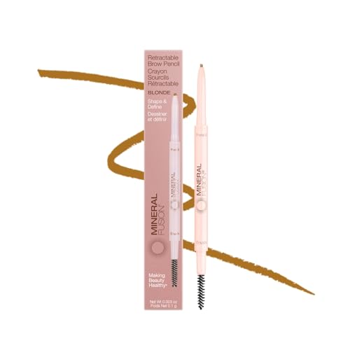 Mineral Fusion Retractable Brow Pencil, Blonde, .03 Ounce