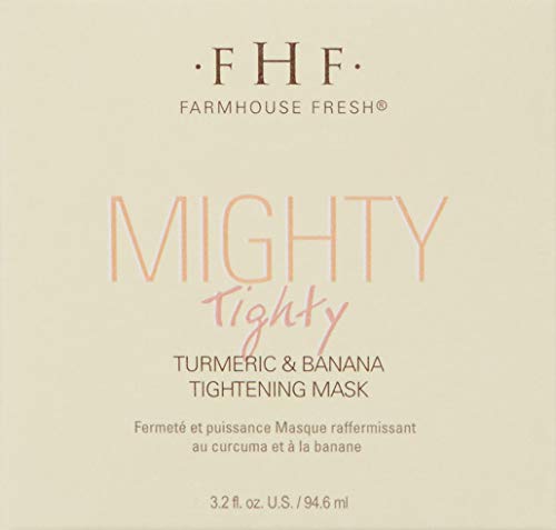 FarmHouse Fresh Mighty Tighty Turmeric & Banana Tightening Mask, 3.2 Fl Oz