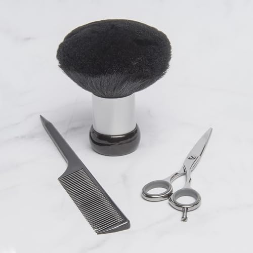 Diane Neck Duster Brush | Hair Cutting Tool with Stand-Up Base