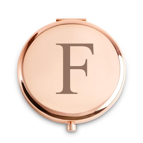 Personalized Compact Mirror for Women - Custom Engraved Gift
