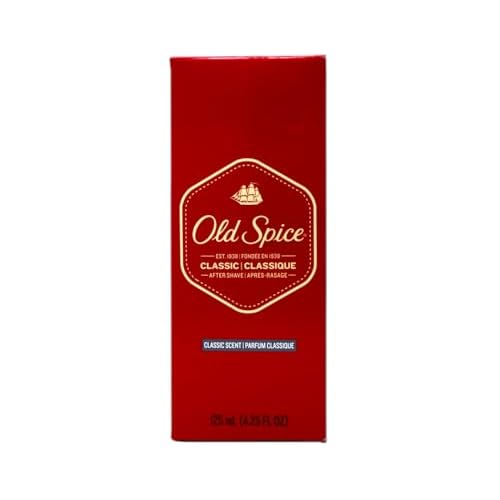 Old Spice Classic After Shave 4.25 Ounce (125ml) (2 Pack)