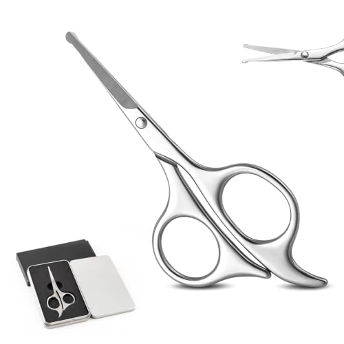 Women's Pubic Hair Scissors - Safe Rounded Tip Personal Grooming Tool