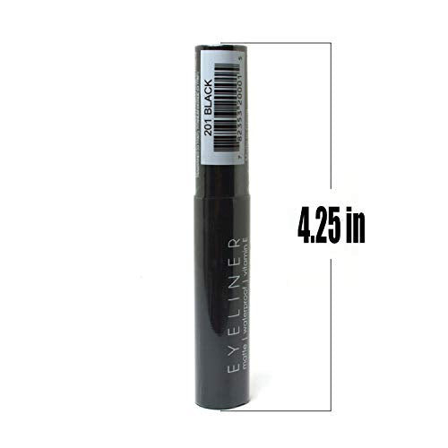 Italia-Deluxe Waterproof Liquid Eyeliner Matte Black