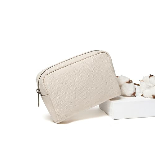 YONBEN Cotton Canvas Cosmetic Bag - Stylish Travel Carryall