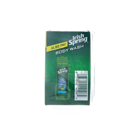 Irish Spring Moisture Blast Deodorant Bar Soap, 11.1 oz bars, 3 each (Pack of 2)