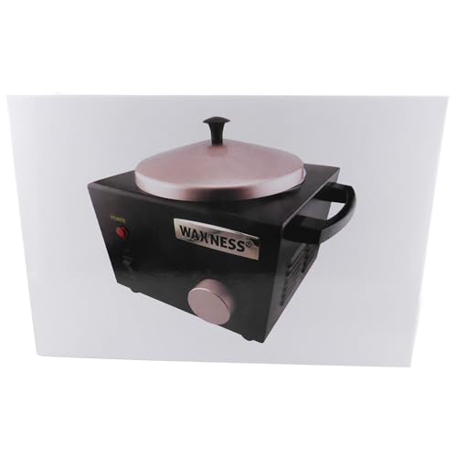 Waxness Professional Metallic Wax Heater WN5001 Black Elite-Series 1 Lb 5 Years Warranty