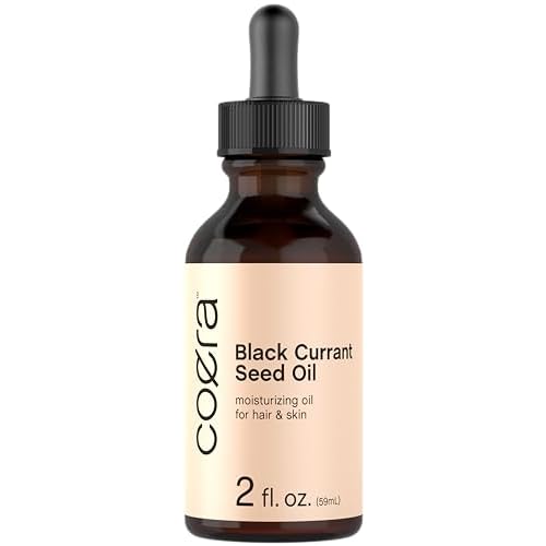Coera Black Currant Seed Oil | 2 fl oz | Moisturizing Oil for Hair and Skin | Free of Parabens, SLS, & Fragrances