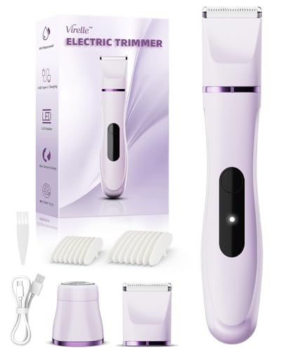 Electric Bikini Trimmer for Women - Waterproof Hair Removal Shaver