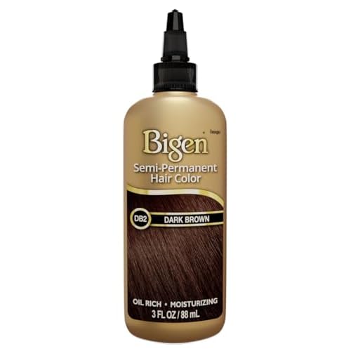 Bigen Semi-Permanent Haircolor #Db2 Dark Brown 3 Ounce (88ml) (2 Pack)