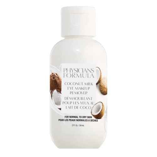 Physicians Formula Eye Makeup Remover Coconut Milk Waterproof Eye Makeup Remover, Dermatologist Tested, Oil-Free, for Sensitive Skin, 2 Fl Oz (Pack of 1)