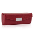 Beautyflier PU Leather Lipstick Case with Mirror - Red