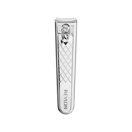 Revlon Compact Nail Clipper - Silver, 1 Count - Travel Grooming Tool