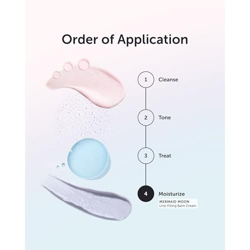 Earth Harbor Mermaid Moon Line-Filling Balm Cream - Vegan Night Treatment for Wrinkles and Hydration, with 20+ Actives - Deeply Restores and Nourishes Skin