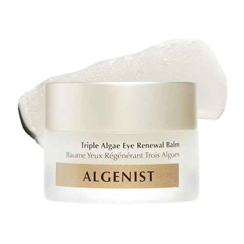 Algenist Triple Algae Eye Renewal Balm - Hydrating Vegan Eye Cream with Caffeine, Alguronic Acid & Vitamin E to Help Reduce Dark Circles, Puffiness, Fine Lines & Wrinkles - Travel Size (0.5 oz)