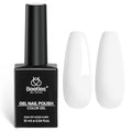 Beetles Pure White Gel Nail Polish 10ml - Soak Off UV LED Manicure