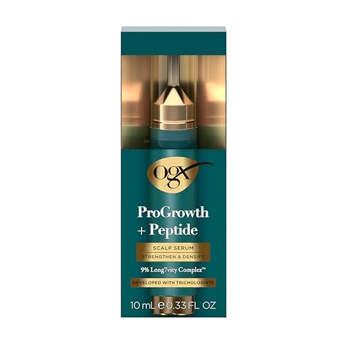 OGX ProGrowth Peptide Scalp Serum for Thicker Hair