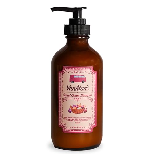 VanMan Sweet Onion Shampoo – 8 oz with Olive Oil & Honey